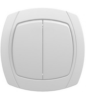 Выключатель Oval 2-кл. СП 10А бел. 6023