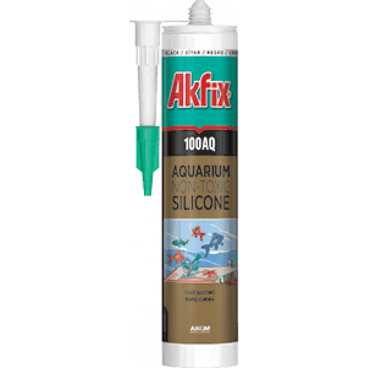 Силикон аквариумный Akfix 100 AQ 280мл прозрачный
