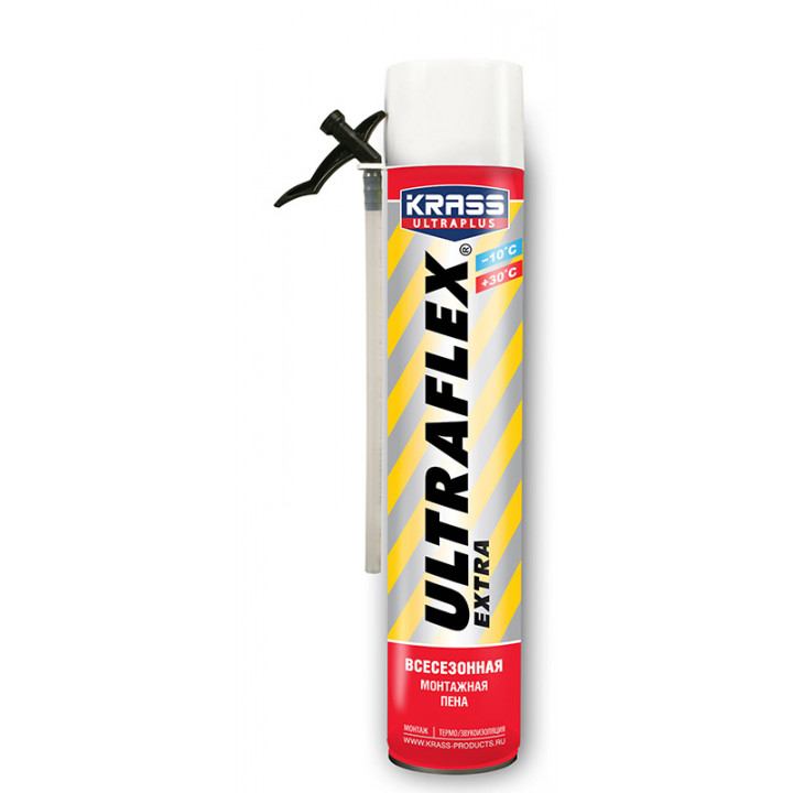 Монтажная пена KRASS ULTRAFLEX Extra всесезон. 0,65л