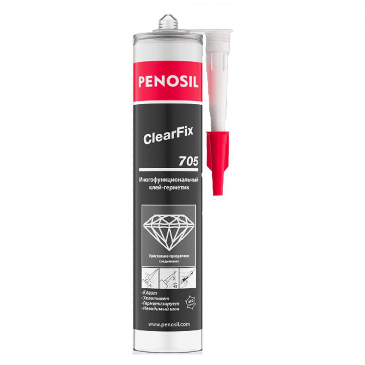 Клей-герметик PENOSIL ClearFix 705 многофункциональный 290 мл прозрачный