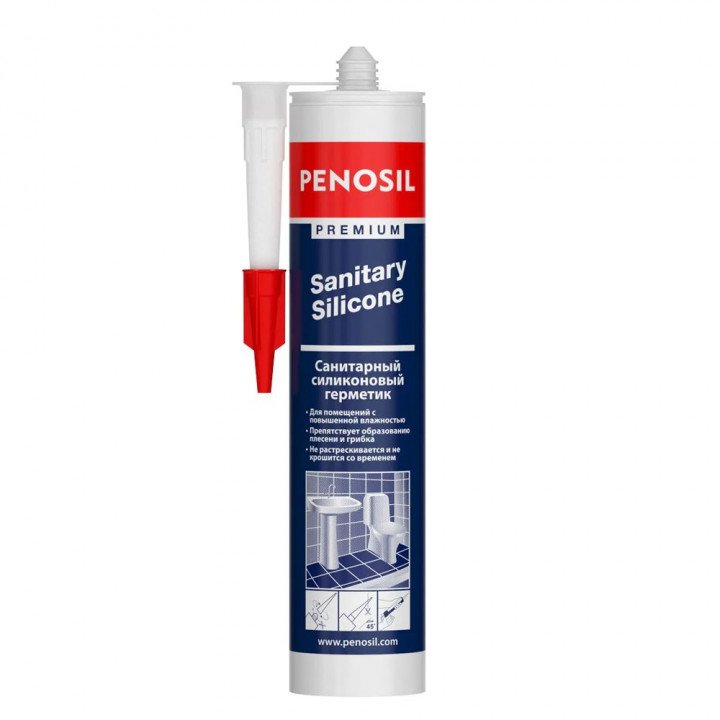 Герметик PENOSIL Premium Sanitary Silicone 280мл белый