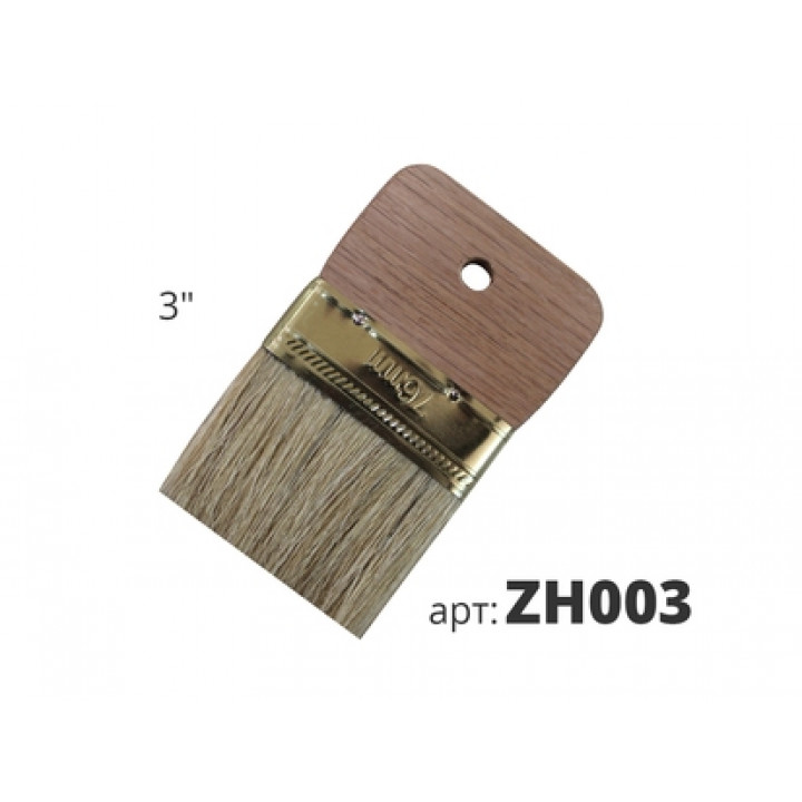 Кисть декоративная с натур.щетиной 3 дюйма ZH003 STMDECOR