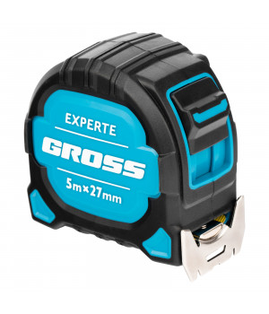 Рулетка Experte 5м*27мм двухкомп.корпус , магнит, двухстор.разметка, нейлон Gross 32575