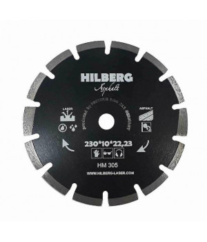 Диск алмазный отрезной Hilberg Laser 230*10*22,23 мм НМ305
