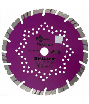 Диск алмазный отрезной Tractor 230*22,23*12 TR706