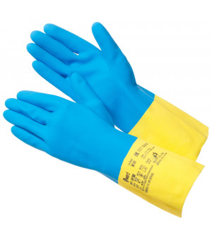 Перчатки из латекса и неопрена, двуцвет. 12/120 10XL HP300-10XL