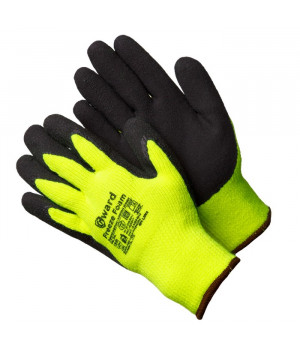 Перчатки из акрил. пряжи с насесом, покрытые вспенен.латексом 10XL L5004 FREEZE FOAM