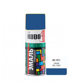 Краска аэрозоль синяя 520 мл KUDO KU-1011 RAL5005