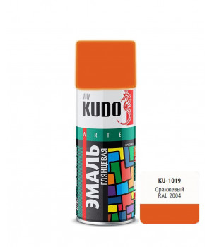 Краска аэрозоль оранжевая 520 мл KUDO KU-1019 RAL2004