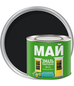 Эмаль МАЙ ПФ-115 черная 1,9кг