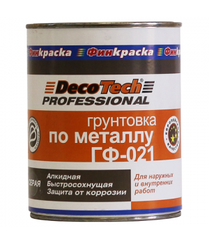 Грунтовка Deco Tech ГФ-021 кр-коричневая 0,9кг