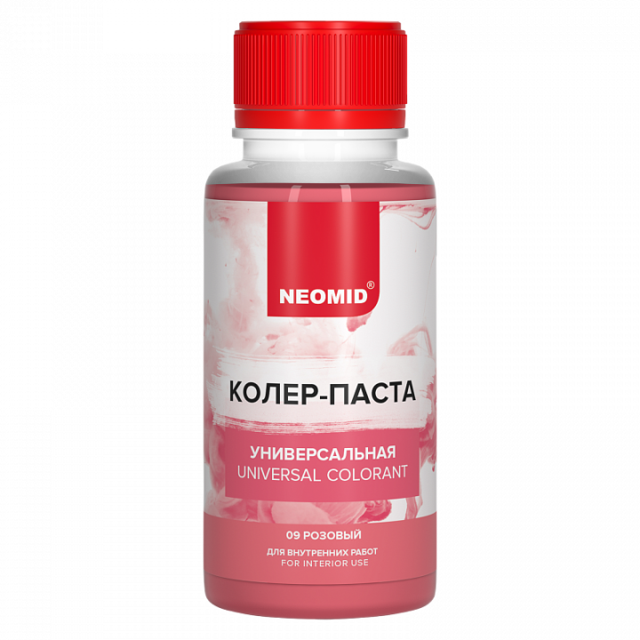 Неомид Колер-паста универсальная Палитра №1 09 розовый 100мл