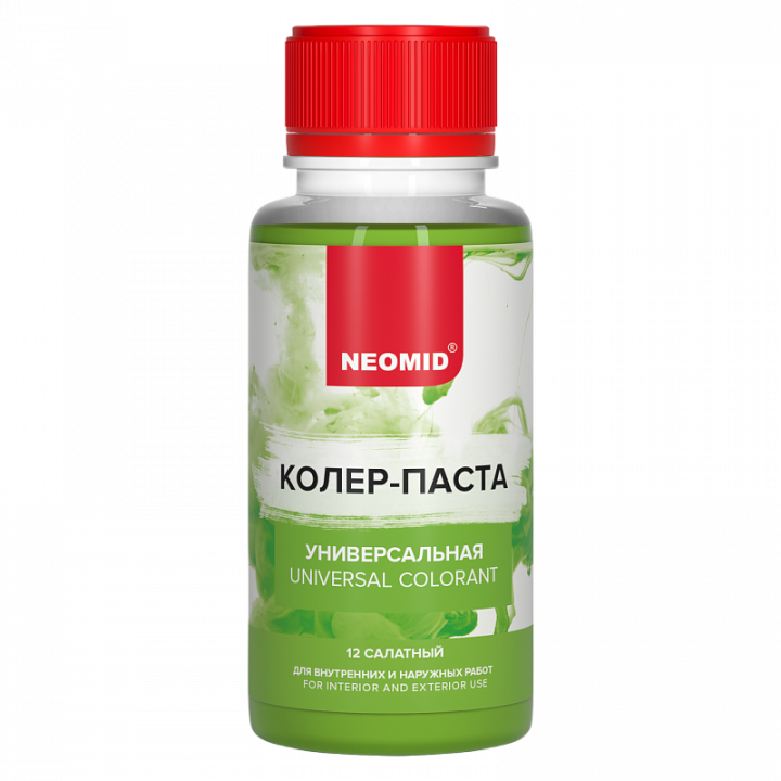 Неомид Колер-паста универсальная Палитра №1 12 салатный 100 мл