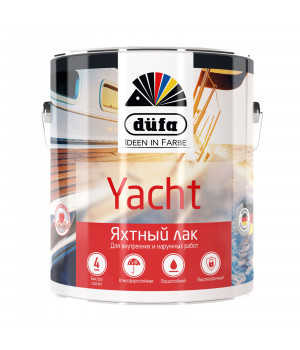 Лак Dufa YACHT яхтный глянцевый 2,5л