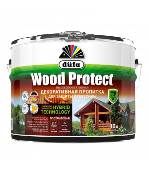 Пропитка Dufa WOOD PROTECT орех 9л