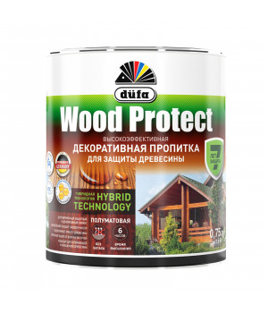 Пропитка Dufa WOOD PROTECT белая 750мл