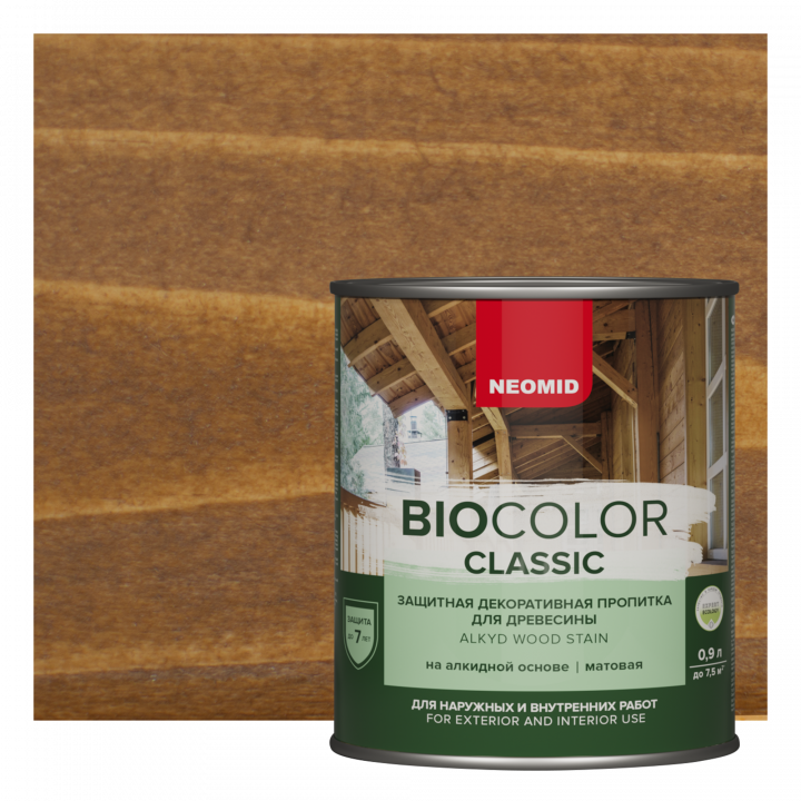 Неомид BioColor Classic дуб 0,9л