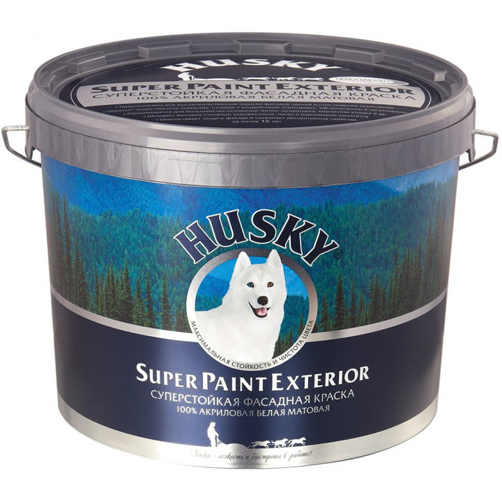 Краска фасадная HUSKY SUPER PAINT EXTERIOR 2.5л
