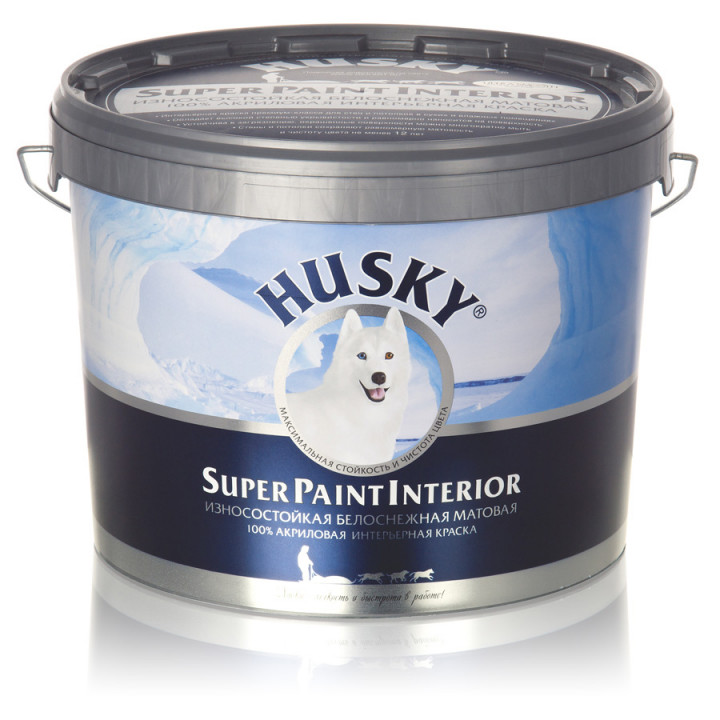 Краска интерьерная HUSKY SUPER PAINT INTERIOR 10л