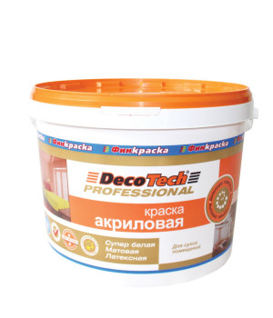 Краска Deco Tech акриловая в/э 10л