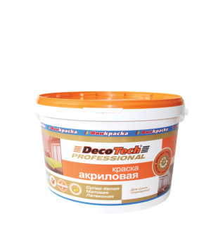 Краска Deco Tech акриловая в/э 3л