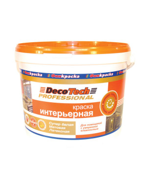 Краска Deco Tech интерьерная в/э 10л
