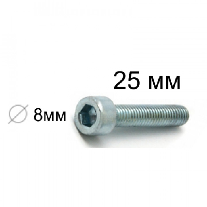 Болт с внутр. шестигр. 8*25