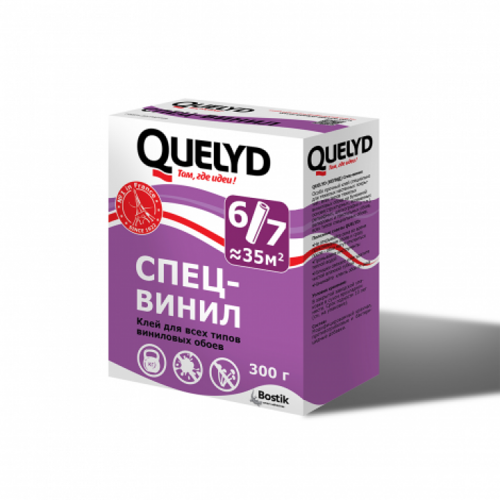 Клей для обоев QUELYUD Виниловый 300г 