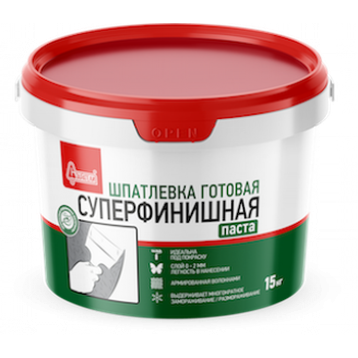 Шпатлевка полимерная готовая  Суперфинишная паста 