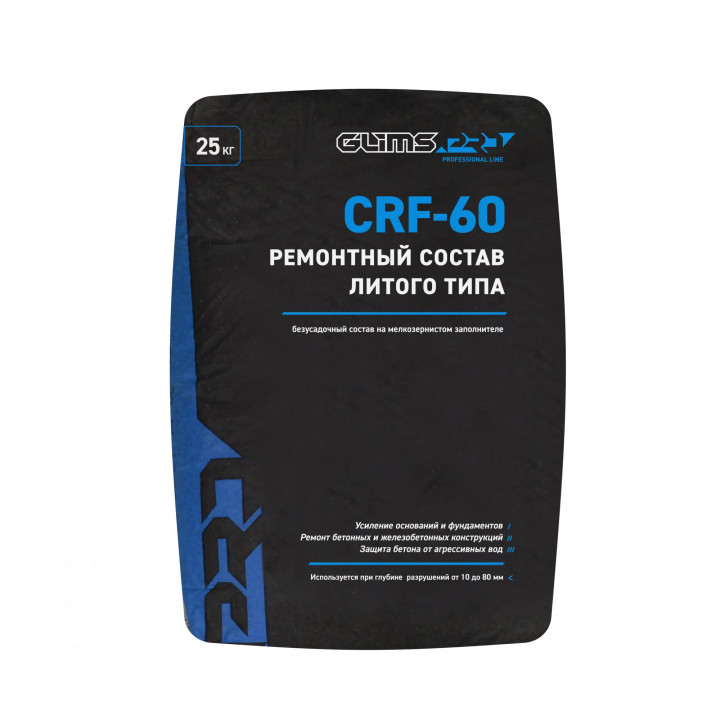 Наливной ремонтный состав GLIMS PRO CRF-60 (25 кг/мешок)