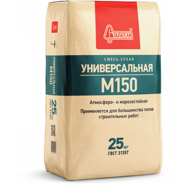 Сухая смесь Универсальная М150 25кг СТАРАТЕЛИ 