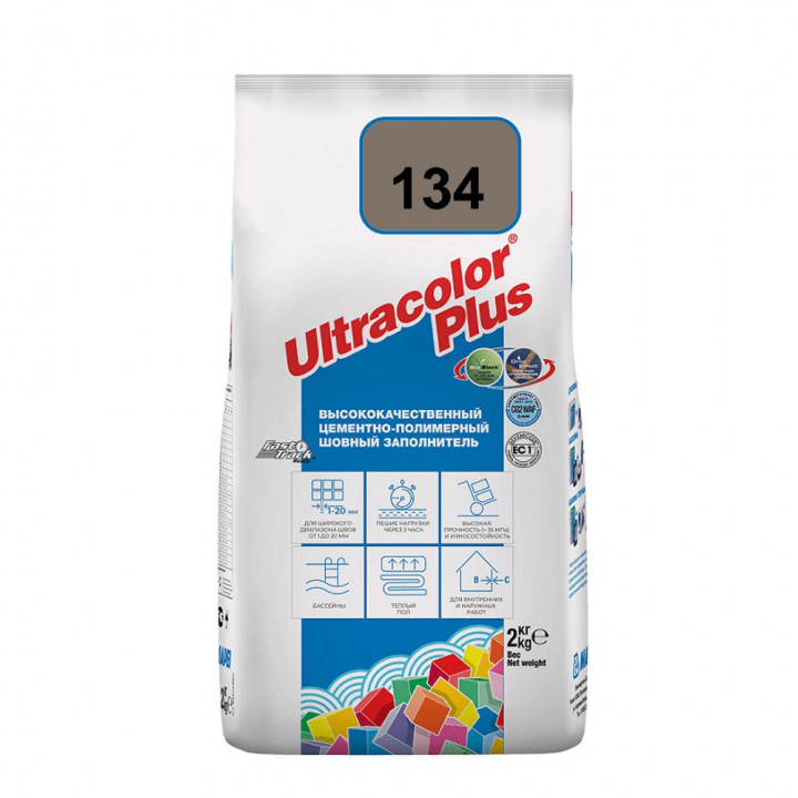 Затирка ULTRACOLOR PLUS 134 шелк 2кг