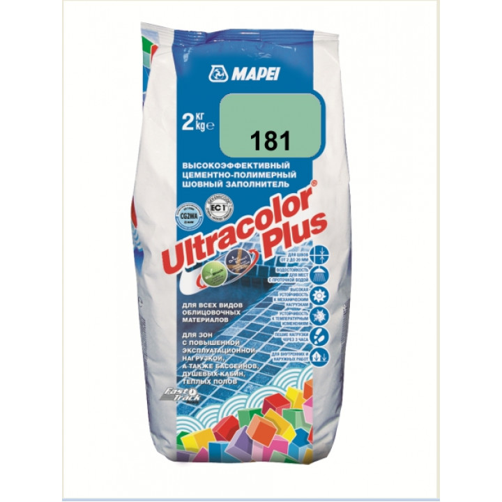Затирка ULTRACOLOR PLUS 181 нефрит 2кг