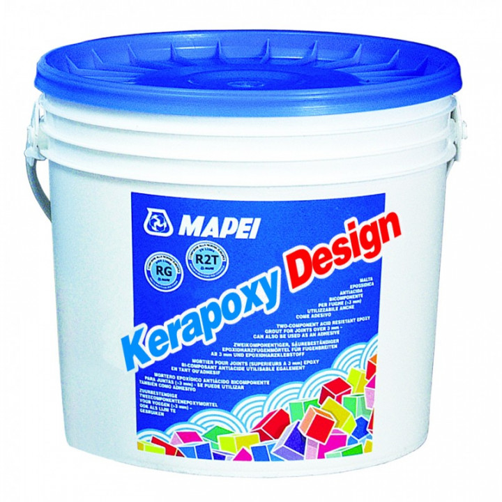 Затирка KERAPOXY DESIGN №750 красный. (3кг) двухкомпонентн.