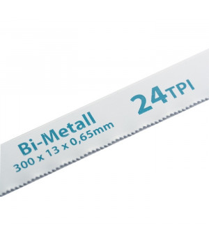 Полотна для ножовки по металлу, 300 мм, 24 TPI, BIM, 2 шт Gross