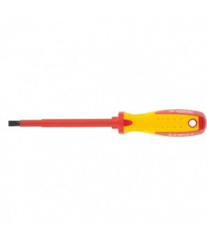 Отвертка Insulated, SL5.5 x 125 мм, CrMo, до 1000 В, двухкомпонентная рукоятка Matrix Professional