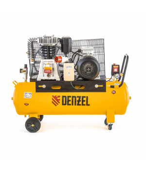 Компрессор DR4000/100, масляный ременный, 10 бар, производительность 690 л/м, мощность 4 кВт Denzel