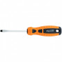 Отвертка "Point", SL6 х 100 мм, CrV, двухкомпонентная рукоятка Sparta